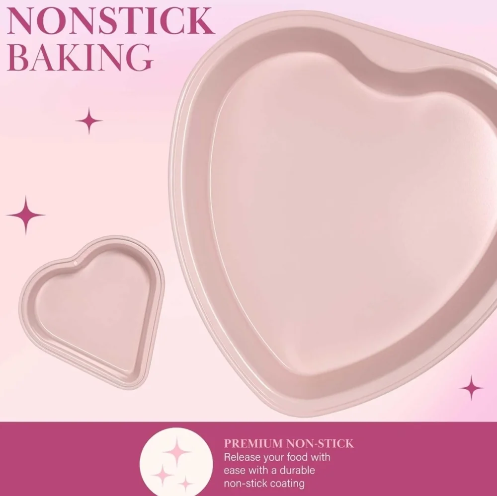 Paris Hilton Bake Pan Heart Shaped Pink Cake Pan
